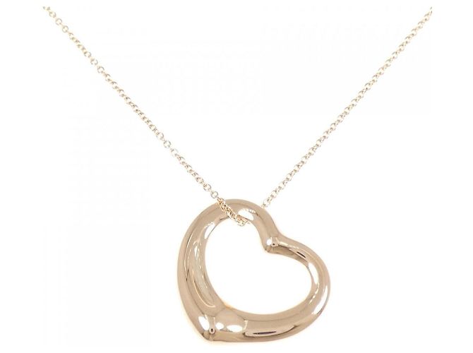 Elsa Peretti Tiffany & Co Colar Tiffany Open Heart