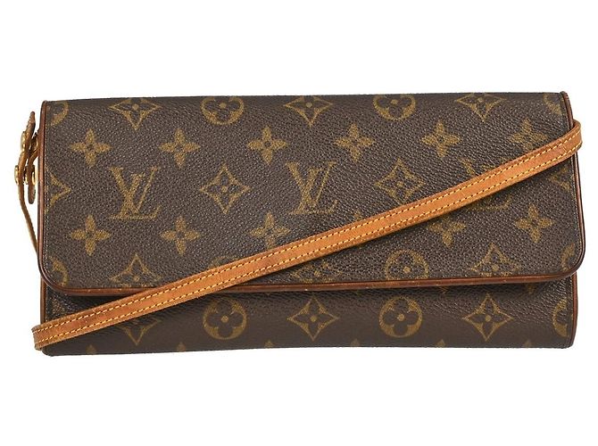 Louis Vuitton Twin Monogram Canvas GM Castaño