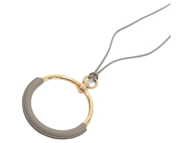 Hermès Colar Hermes Loop 072933CD Cinza 