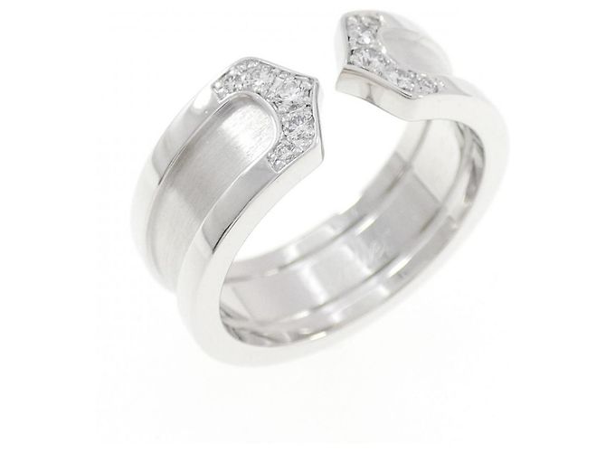Cartier C2 Small Band Ring in Weißgold