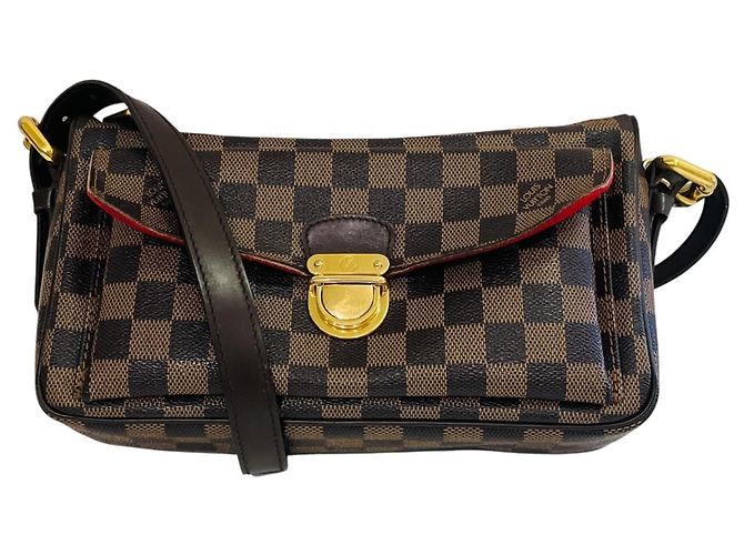 Bolso de Hombro Louis Vuitton Ravello GM Castaño