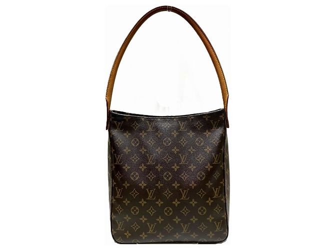 Sac cabas Louis Vuitton Looping GM Marron