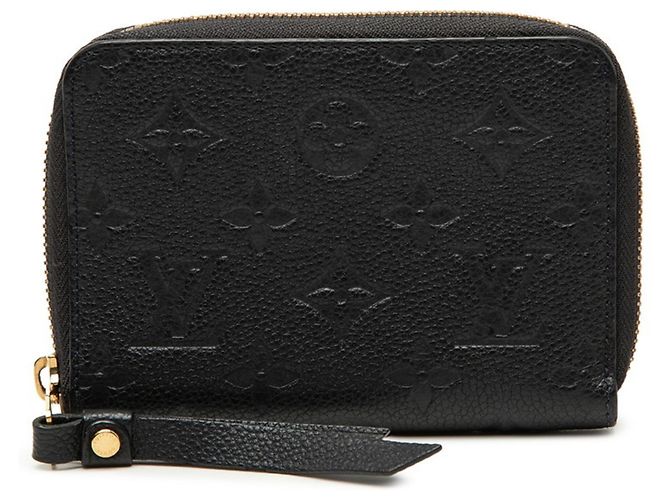 Louis Vuitton Monogram Empreinte Bi-fold Wallet Black