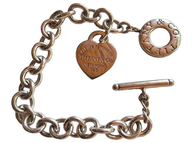 Autre Marque Pulseira Coração Return to Tiffany & Co. em prata Hardware prateado