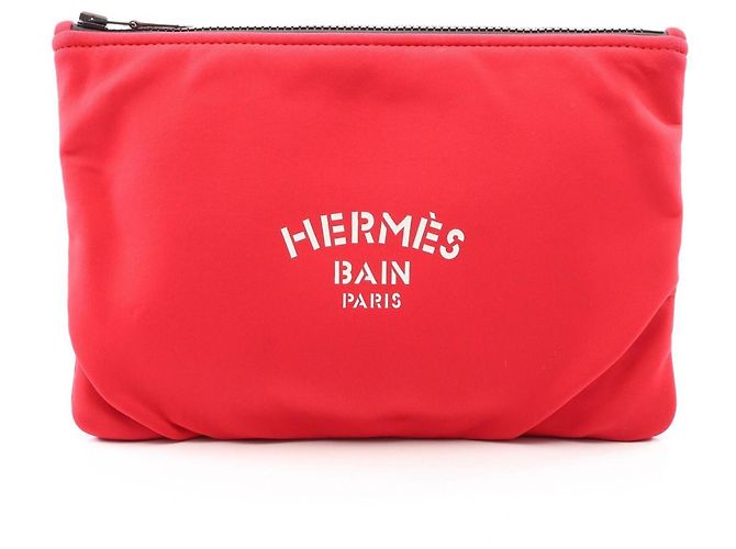 Hermès Bolsa/Pouch Hermes NeoBain MM Vermelho