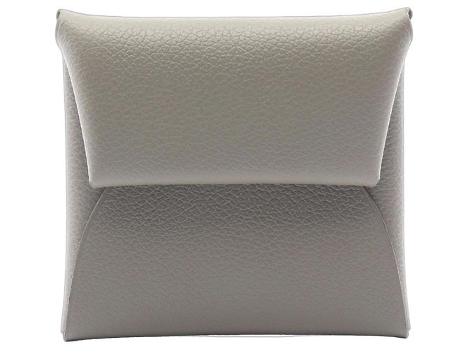 Monedero Bastia Gris Hermès Castaño