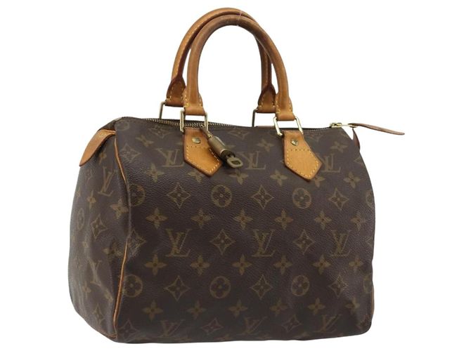 LOUIS VUITTON Bolsa Monogram Speedy 25 M41528 LV Auth 184955V