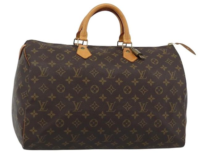 LOUIS VUITTON Bolsa Monogram Speedy 40 M41522 LV Auth 184948V