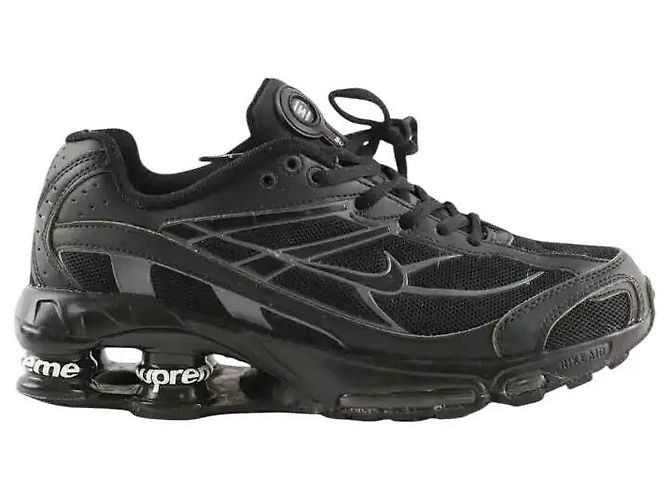 Nike Schwarze Leder-Sneaker