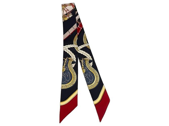 Hermès Twilly de seda Grand Apparat Multicor