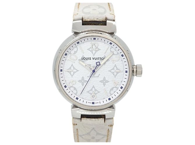 Orologio Louis Vuitton Tambour GM Monogram White