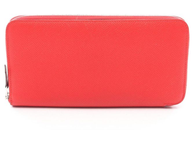 Hermès Hermes Azap Long Silk Wallet Red