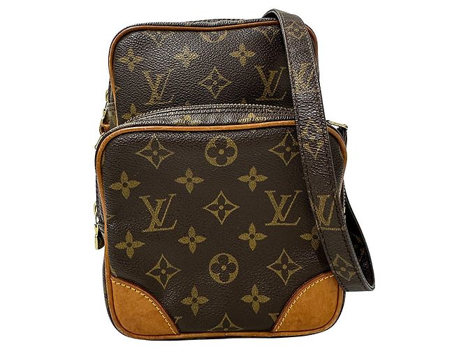 Bolso de Hombro Louis Vuitton Monogram Castaño