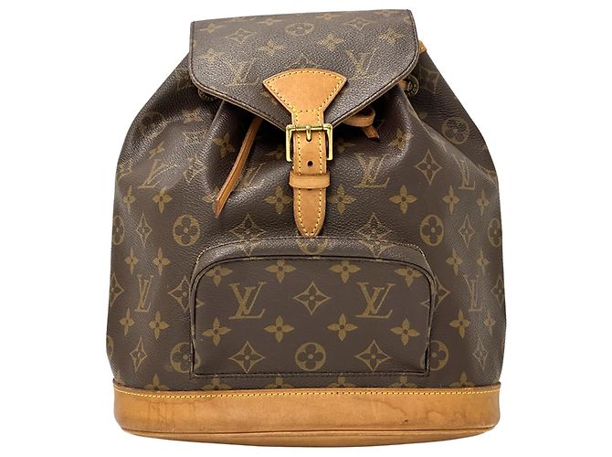 Louis Vuitton Montsouris MM Backpack Brown