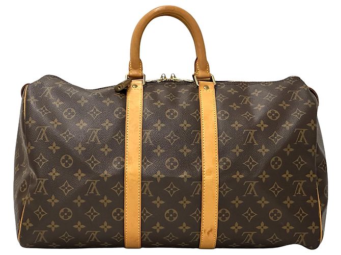 Sac Boston Monogram Louis Vuitton Marron