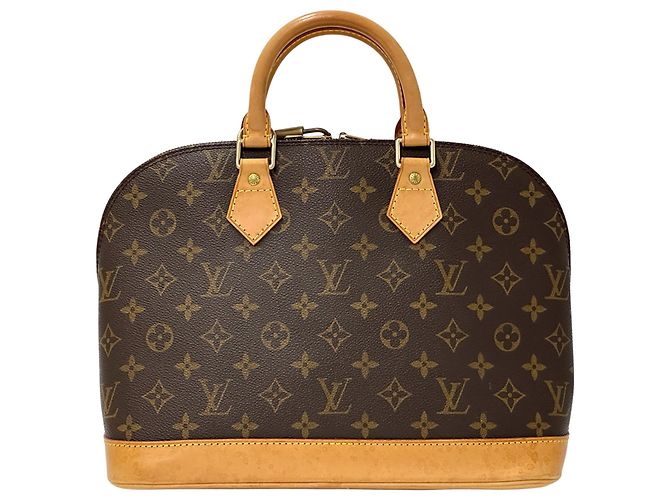 Sac à main Louis Vuitton Monogram Alma Marron