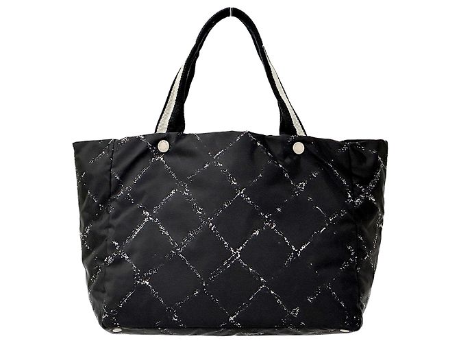 Borsa Tote in Nylon Nero Chanel