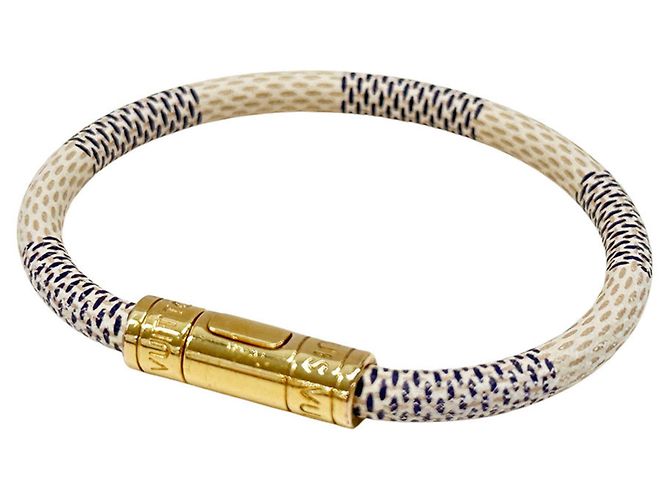Pulsera Charm Damier Azur Louis Vuitton para mujer Azul Crudo