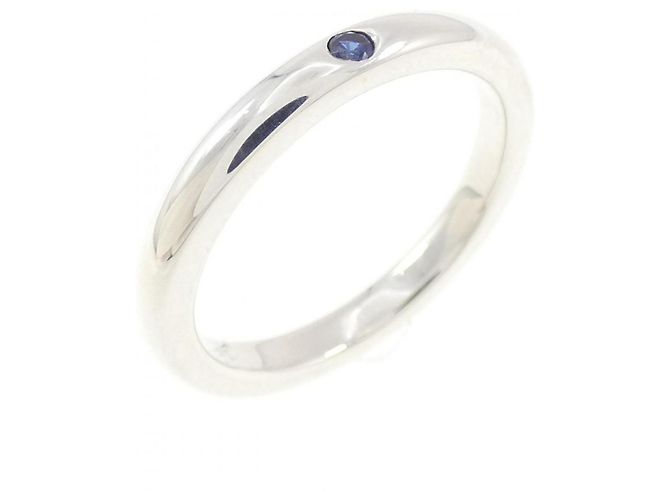 Tiffany & Co Tiffany Silberring mit Saphir