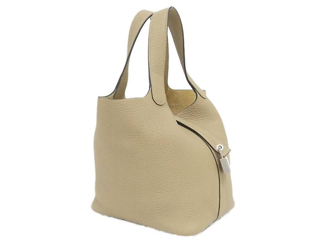 Hermès Sac à main Hermes Picotin Lock PM Beige