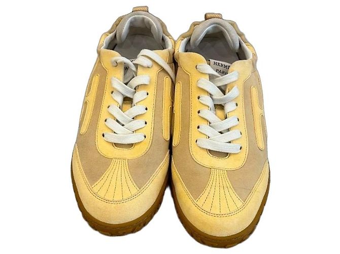 Hermès Jet Baskets Jaune Daim