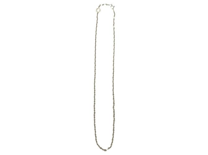 Hermès Collana HERMES Chaine d'Ancre Sellier Argento