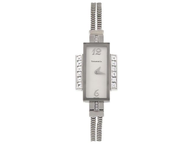 Tiffany & Co Reloj Cocktail Tiffany en oro blanco Plata