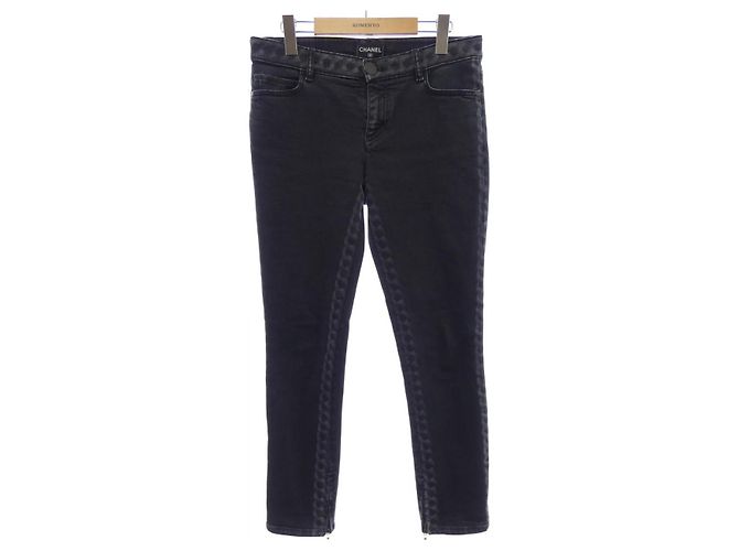 Timeless Chanel Jeans Schwarz