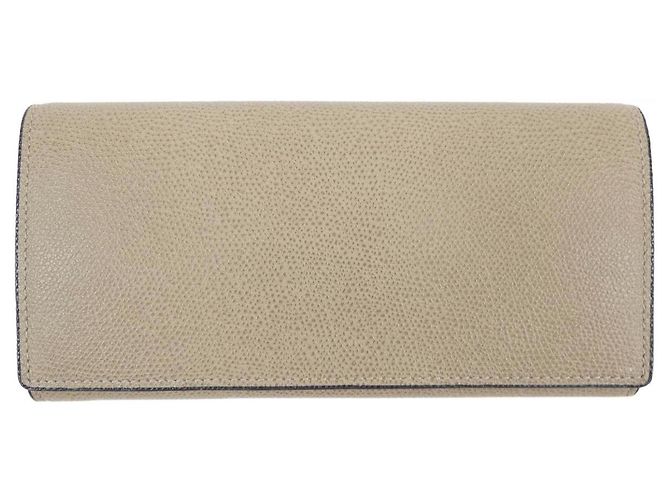 Valextra Wallet Beige