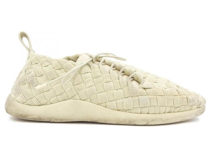 Bottega Veneta Leder-Sneaker Beige