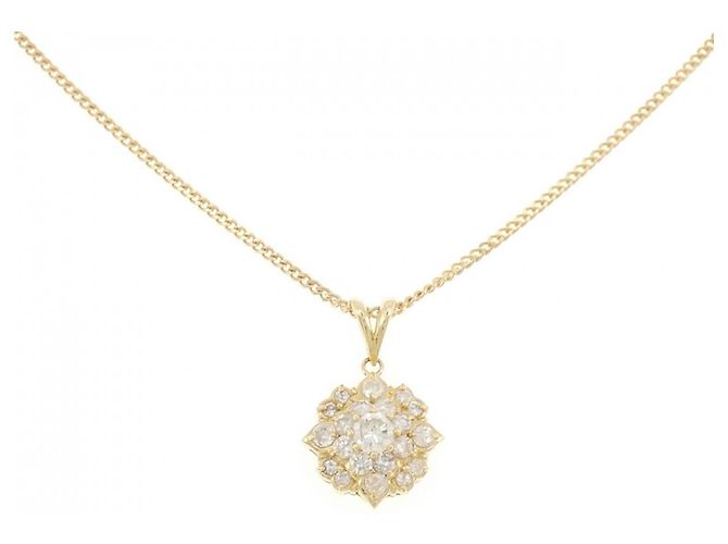 Autre Marque Collana con Diamanti Au750 D'oro