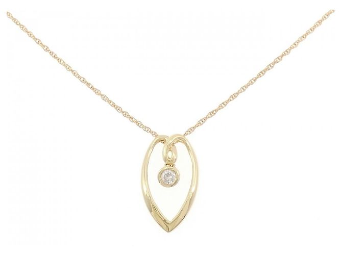 Autre Marque Collar de Diamante Au750 Dorado