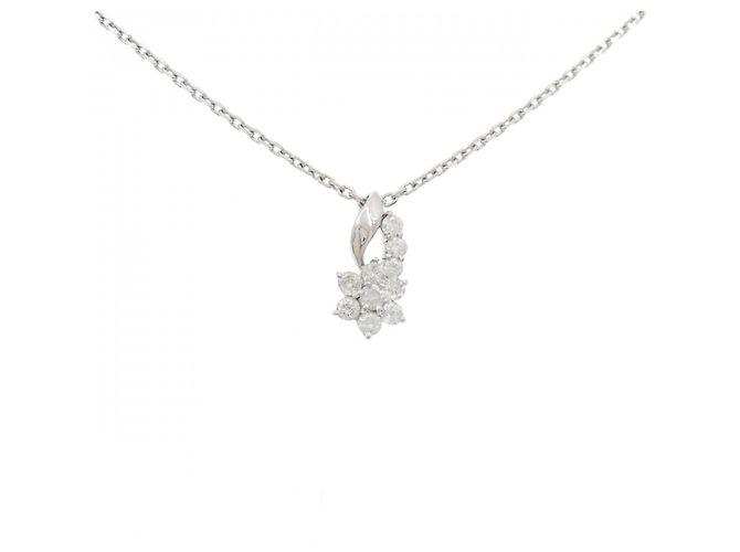 Autre Marque Collana di Diamanti PT900 PT850 Argento