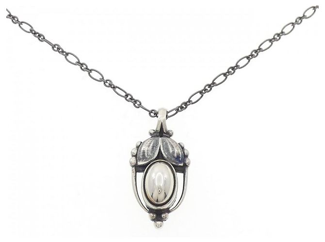 Autre Marque Collar de plata 925 Georg Jensen