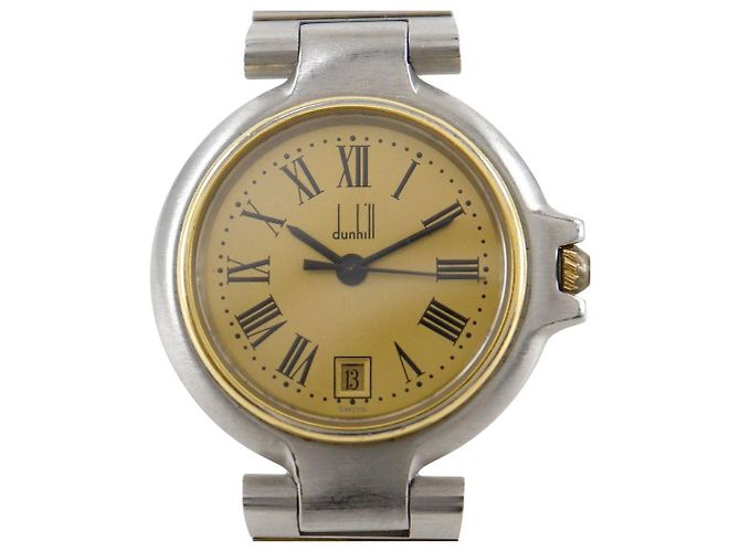 Alfred Dunhill Dunhill Millennium Edelstahl Quarz Golden