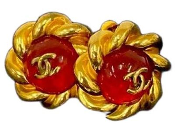 Timeless Orecchini Chanel Gripoix D'oro 