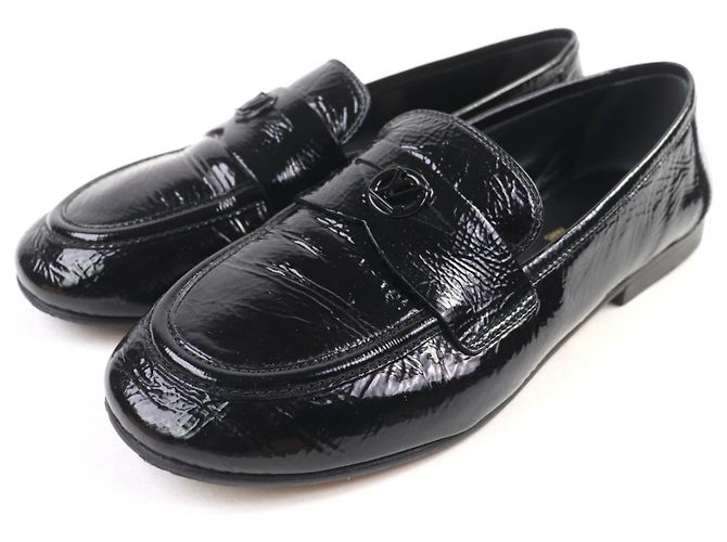 Mocasines de cuero Louis Vuitton Soho Line Negro