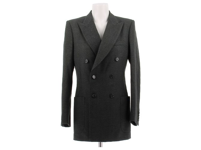 Blazer de algodón verde Maison Martin Margiela