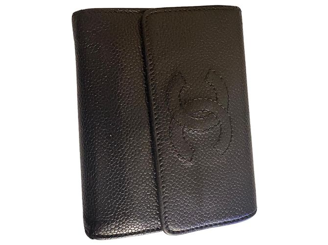 Timeless Portafoglio Chanel in pelle nera Nero