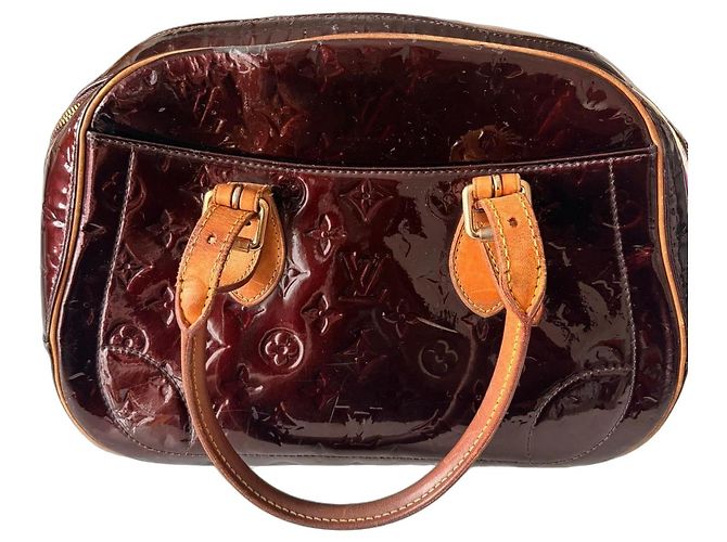 Louis Vuitton Summit Monogram Vernis Alma BB Handtasche Bordeaux