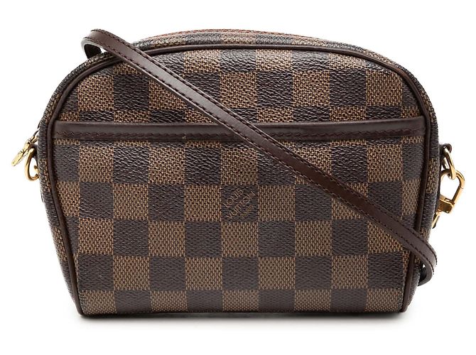 Louis Vuitton Marrone Damier Ebene Ipanema Pochette