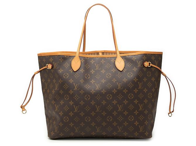 Louis Vuitton Marrón Monogram Neverfull GM Castaño