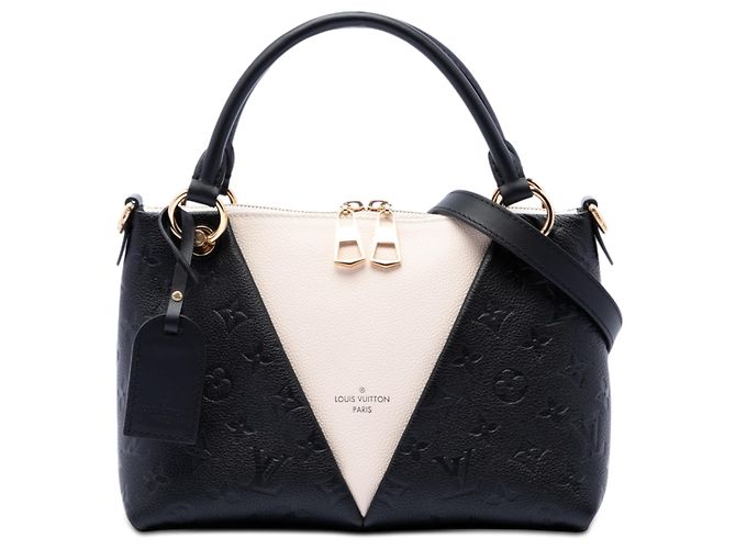 Louis Vuitton Bolsa V Tote BB em Monogram Empreinte preto