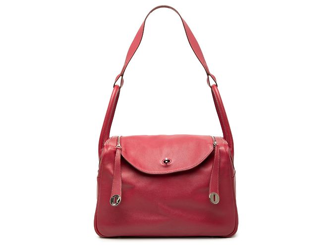 Hermès Red Swift Lindy 34 Rouge