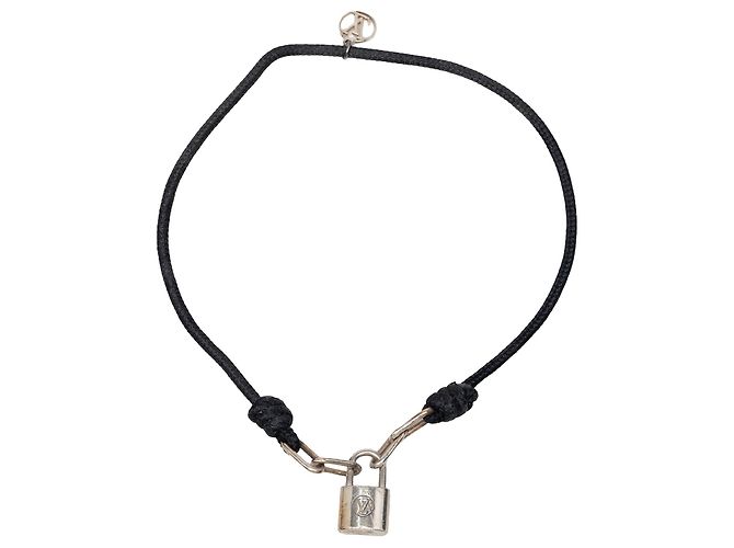 Pulsera Lockit de plata de ley y cordón Unicef plateada Louis Vuitton