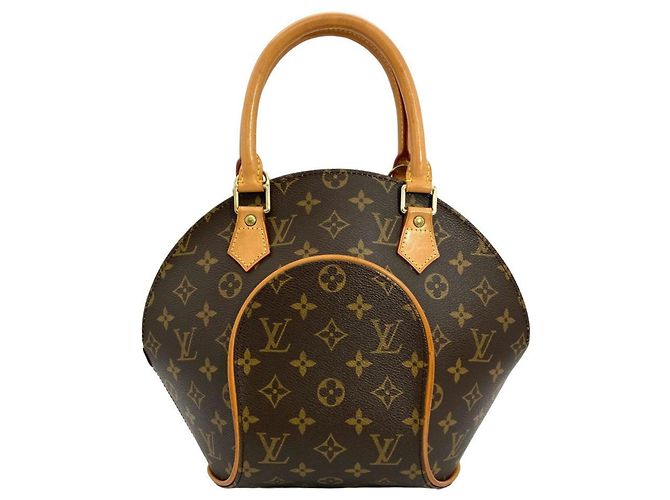 Sac à main Louis Vuitton Ellipse MM Marron