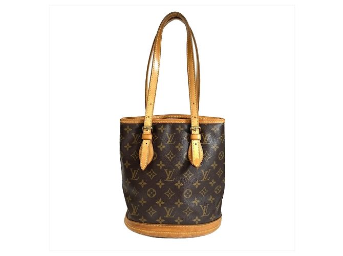 Sac cabas Louis Vuitton Bucket PM Marron
