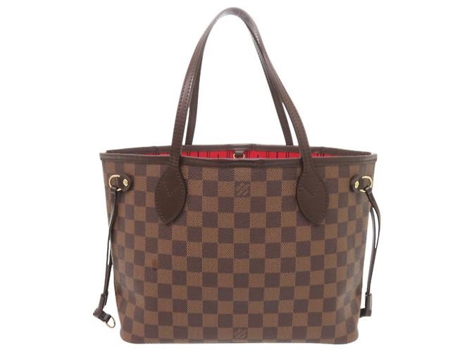 Bolsa Tote Louis Vuitton Neverfull PM Damier Cerise Fuschia Damier ebene