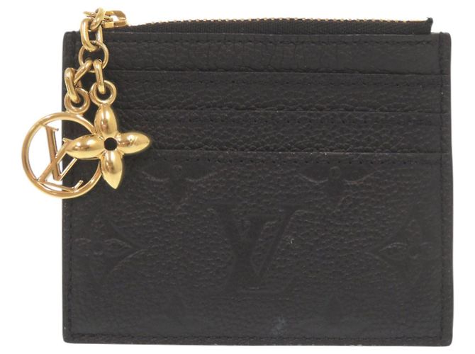 Louis Vuitton Monogram Empreinte Black Card Case