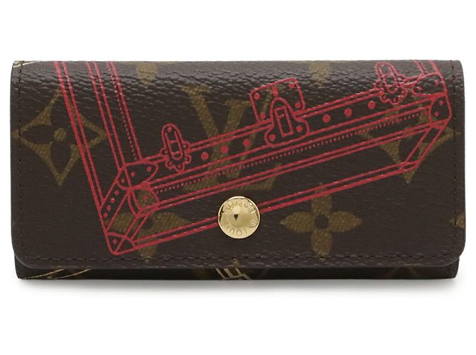 Louis Vuitton Monogram Multicles 4 Key Case Brown